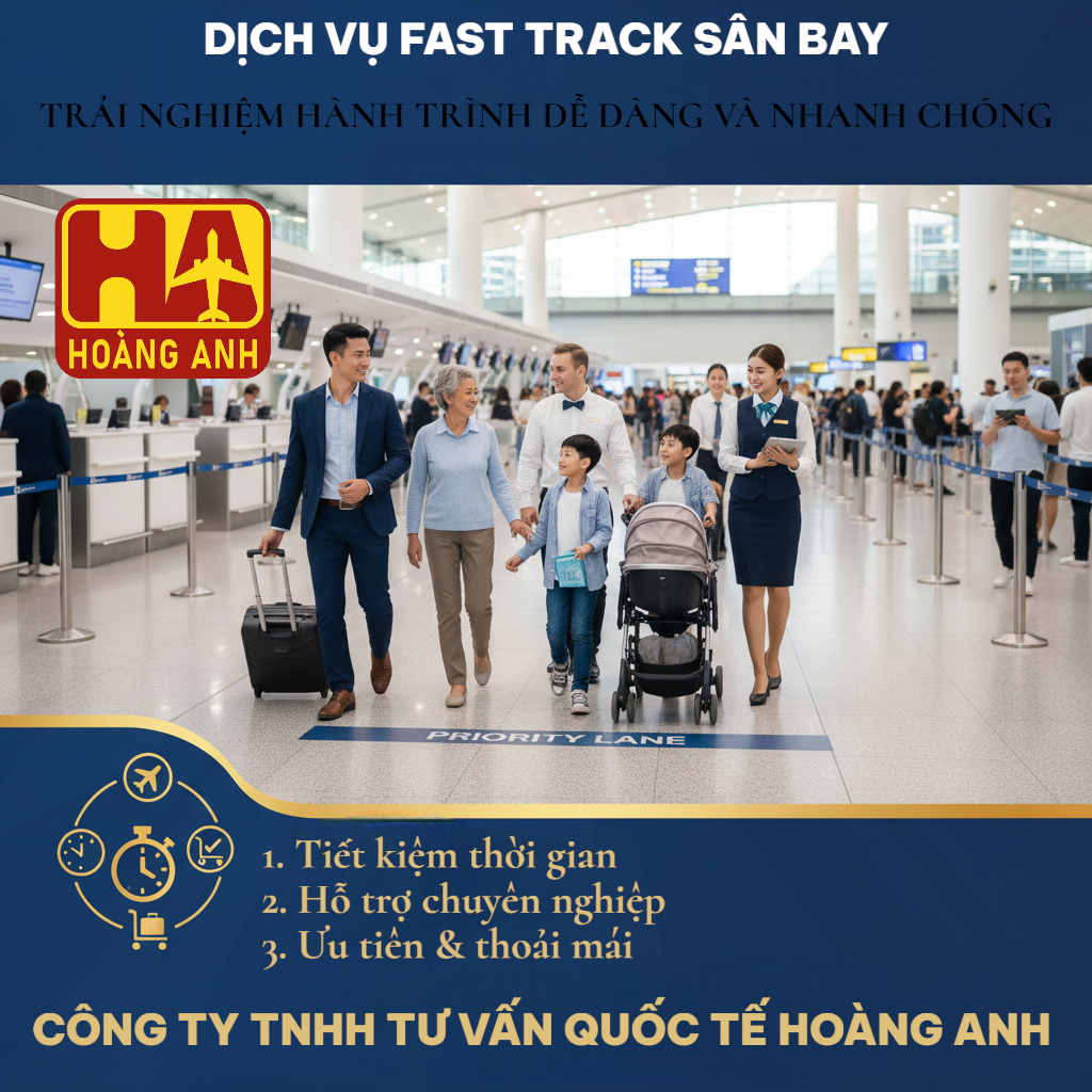 Dịch Vụ Fast Track Sân Bay: Trải Nghiệm Hành Trình Dễ Dàng Và Nhanh Chóng