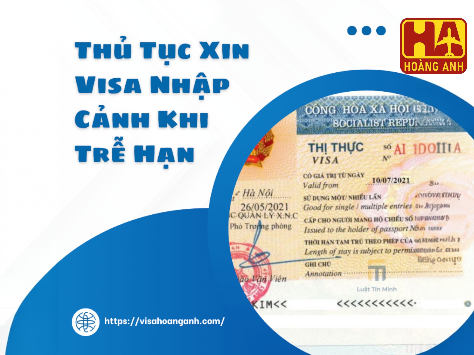 Thủ Tục Xin Visa Nhập Cảnh Khi Trễ Hạn